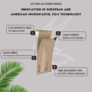 Meilleure vente à dissolution rapide Glutathion blanchissant Oral mince couche Premium blanchiment des dents soutien immunitaire bande orale - Product Image 5