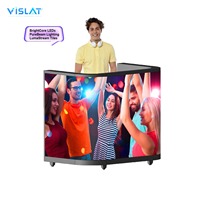Écran d'affichage LED pour DJ VISLAT Full-Color P2.604 P2 P1.86 pour les festivals de musique, table de DJ personnalisable avec écran LED