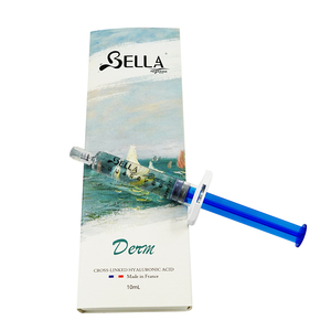 Bella 10ml Gel Derm Deep Subskin Filler HA 24mg pour le visage/les lèvres/les yeux/les joues/le nez, non-épaississant, résultats durables - Product Image 3