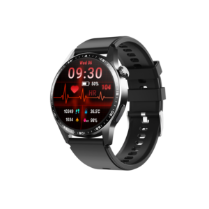 Smartwatch F60 con Schermo IPS, Cinturino in Acciaio Inossidabile, Monitoraggio Temperatura Corporea, Ossigeno nel Sangue, Fitness Tracker, Monitoraggio del Sonno, IP67, Email - Product Image 1