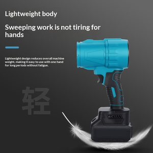 Soplador de Polvo, Nieve y Hojas Eléctrico Inalámbrico de 21V con 2 Baterías de 4.0Ah, Máquina para Limpiar Patios, Céspedes, Terrazas y Jardines - Product Image 2
