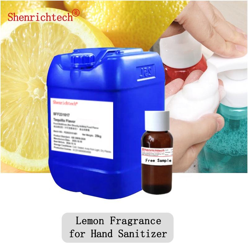 Free Sample Lemon Hand Sanitizer Perfume Fragrance for Liquid Soap