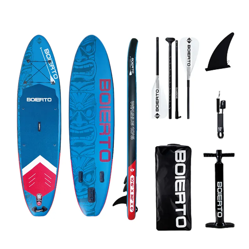 Top venta barato ultraligero Touring BOIERTO Sup Uv impresión inflable Paddle Board