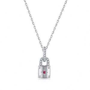 Collar Dylam, Nuevo Modelo con Forma de Candado, Chapado en Oro de 18k, Romántico, Precio de Fábrica al por Mayor, Plata de Ley 925, para el Día de San Valentín - Product Image 1