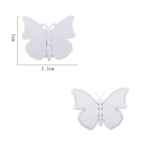Mobile Phone Holder Butterfly Shape 5.5cm <b>Desk</b> Stand <b>Rotatable</b> Plastic Mount - Product Image 1