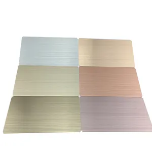 Placa/hoja de aluminio anodizado cepillado para decoración, Color rojo, plateado, dorado, verde, azul, rosa, dorado y negro