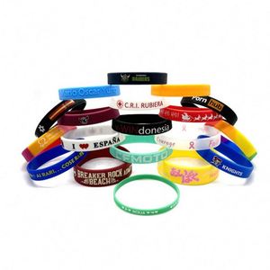 Créez vos propres bracelets avec message ou logo, bracelets en silicone personnalisés et bracelets en caoutchouc personnalisés - Product Image 3