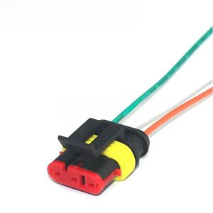 مجموعة كابلات توصيل سيارات مقاومة للماء بـ 2/3 دبابيس مع سلسلة AMP Super Seal 1.5 لأجهزة استشعار السيارات - Product Image 5