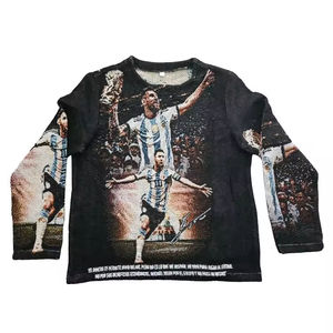 Custom Palestine Hoodie New Design Character Pattern Tapestry Pullover Sweater with Front Logo ODM Supply - Product Image 6