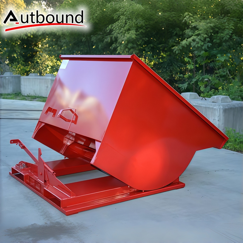 Customized Metal Roll Off Dumpster Container