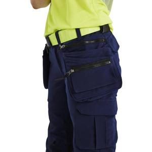 BLAKLADER - 719316428933D23 Pantalón de mujer de alta visibilidad con elástico en 4 direcciones Azul marino/Amarillo-EAN 7330509806661 ROPA DE TRABAJO DE LA HI-VIS - Product Image 5