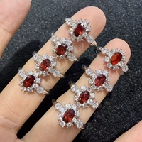 Bague en pierres précieuses de guérison très prisée : péridot, grenat, opale, améthyste, citrine, labradorite – Idéale pour un cadeau