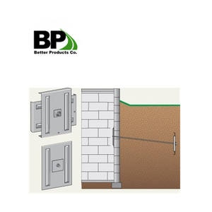 Ancrage au sol hélicoïdal galvanisé pour le renforcement des pentes et le soutien des fondations, conception robuste - Product Image 1