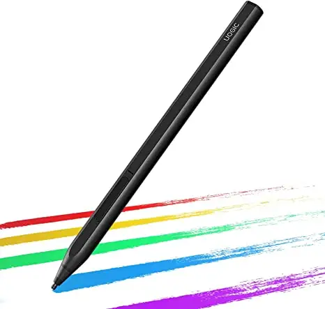 Best Quality Promotional Gifts Rechargeable Black Color Active Touch Screen Stylus Pen with Pencil-like Shape Design