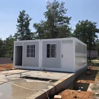 Maison Conteneur Modulaire Pliante Préfabriquée à Montage Rapide de 20 et 40 Pieds pour Camping, Petite Habitation ou Bureau