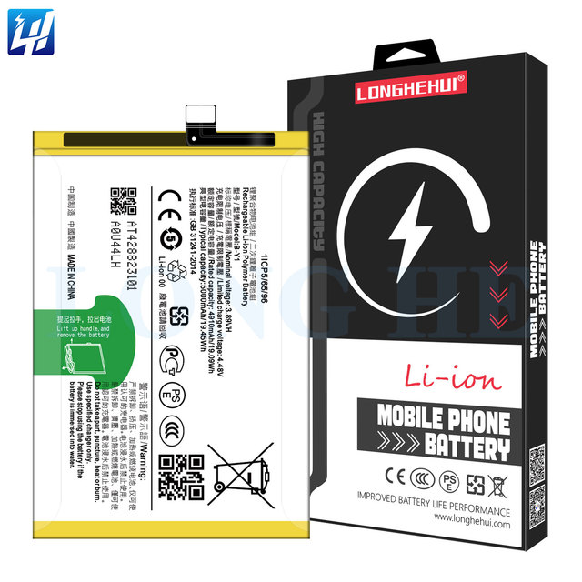OEM Smartphone Battery B-Y1 Mobile Battery Replacement High Quality 5000mAh for VIVO Battery Phone