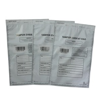 Sachet de sécurité thermoscellable en LDPE recyclé, gaufré, inviolable, avec code-barres pour reçus, pour supermarché