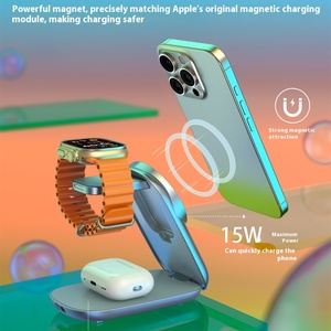 Station de charge rapide 3-en-1 Chargeur sans fil pour IPhone, pour <span class=keywords><strong>Apple</strong></span> Watch et pour AirPods - Product Image 6
