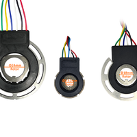 Yuli Tiny IP69 Öl- und Staubdichter Hochgeschwindigkeits-12-Bit-20K-RPM-Winkel-Drehzahl-Absolutwertgeber VR-Resolver ID9.52mm