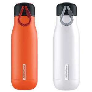 FAYREN-botella de agua deportiva de doble pared de acero inoxidable <span class=keywords><strong>18</strong></span>/8, termo aislado <span class=keywords><strong>al</strong></span> vacío para acampar, con mango - Product Image 1