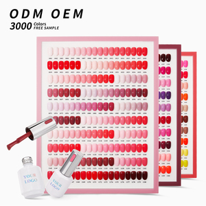 Vendeeni OEM/ODM Nail Art Gel Polish Supplies 3000 Colors Gel Nail Polish Bottles Uv Gel 15ml Private Label Solid Custom logo