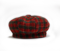 Cape de Noël à carreaux pour animaux de compagnie avec col en fausse fourrure, nœud en velours et breloque couronne pour chat et petit chien – Costume de fête