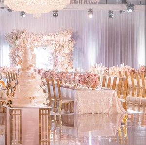 Nuevo diseño, elegantes sillas doradas, banquetes de boda, eventos, sillas de comedor, restaurante, café, sillas de lujo - Product Image 4