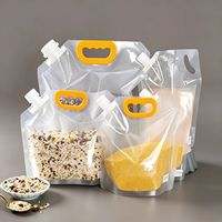 Sac de stockage multigrains en PET/BOPA/CPP de qualité alimentaire avec bec verseur, résistant à l'humidité et aux insectes, transparent et refermable, sac à bière