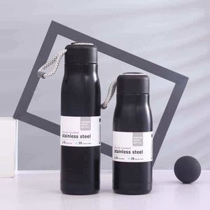 Double Wall Stainless Steel <b>Coffee</b> Mug With Double Mouths and Custom Color and Logo Gift Bottle - Product Image 2