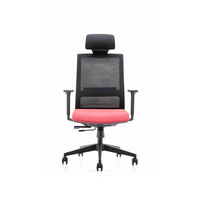 Chaise de bureau moderne de luxe à dossier haut pour le personnel de direction Chaise élévatrice pivotante ergonomique avec tissu en maille pour le bureau
