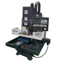 Hoge Productie Efficiëntie XK7124 Model Cnc Freesmachine TVK724 VMC7124 Hobby Verwerking Center Hot Koop Apparatuur Voor Metalen