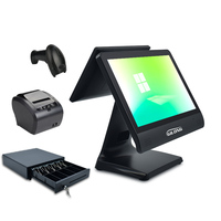 Vente en gros machine pos 15.6 pouces écran tactile tout en un systèmes pos
