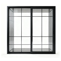 Ventanas Corredizas Horizontales de Aluminio Modernas con Rotura de Puente Térmico, Doble Acristalamiento, Aislamiento Térmico y Ahorro de Energía