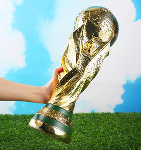 Copa de Campeón de Fútbol Chapada en Oro, Caja Sorpresa, Varios Tamaños, Recuerdo de Fútbol para Aficionados al Deporte, Regalo Coleccionable, Decoración para el Hogar y <span class=keywords><strong>la</strong></span> Oficina - Product Image 1