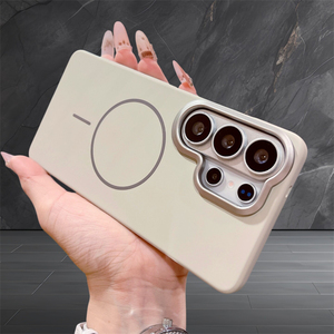 เคสโทรศัพท์แบบแข็งบางเฉียบ Skin Touch Ultra Thin Slim Hard PC สำหรับ Samsung Galaxy S26 S25 Edge S24 Ultra S25FE รองรับการชาร์จไร้สายแบบแม่เหล็ก - Product Image 5