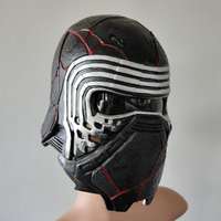 Kylo Ren Casque Étoile Impériale Noire Série Soldat Alien Masque Death Troopers Masque en Latex pour Halloween Cosplay Costume Props