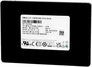 PM9A3 2.5 นิ้ว U.2 Internal SSD Gen4 X4 Nvme 7.68TB เซิร์ฟเวอร์โซลิดสเตตไดรฟ์ MZQL27T6HBLA-00A07 SSD - Product Image 2