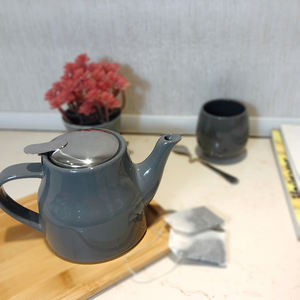 Керамический чайник с крышкой из нержавеющей стали и ситечком для заваривания, посуда для ресторана, чайник для воды, чайник для чая Кунг-фу - Product Image 2