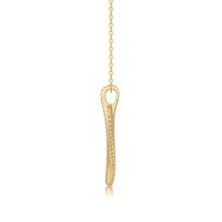 Collier en argent sterling S925 plaqué or 18 carats avec pendentif en forme de feuille, cadeau classique pour femmes, collier en moissanite à coupe ronde