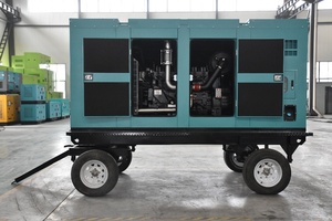 Generador Diésel Silencioso Móvil de 50 kVA 100 kVA con ATS para Obras de Construcción, Portátil, Trifásico, para Exteriores, con Certificación ISO CE - Product Image 3
