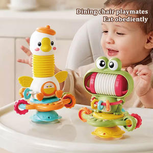 Hochet <span class=keywords><strong>pour</strong></span> <span class=keywords><strong>chaise</strong></span> <span class=keywords><strong>haute</strong></span> en forme d'animaux, <span class=keywords><strong>avec</strong></span> <span class=keywords><strong>ventouse</strong></span>, sans BPA, <span class=keywords><strong>pour</strong></span> nouveau-né, <span class=keywords><strong>avec</strong></span> musique et lumière, 2 pièces - Product Image 2