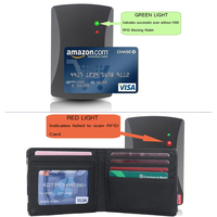 Produsen grosir dompet kain minimalis dompet cetak logo kustom kanvas penghalang RFID lipat dua dengan dompet pola