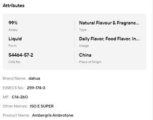 ISO E Super 99% de Pureza, Compuesto Aromático en Oferta para Perfumería Premium y Mejora del Sabor del Tabaco - Product Image 6