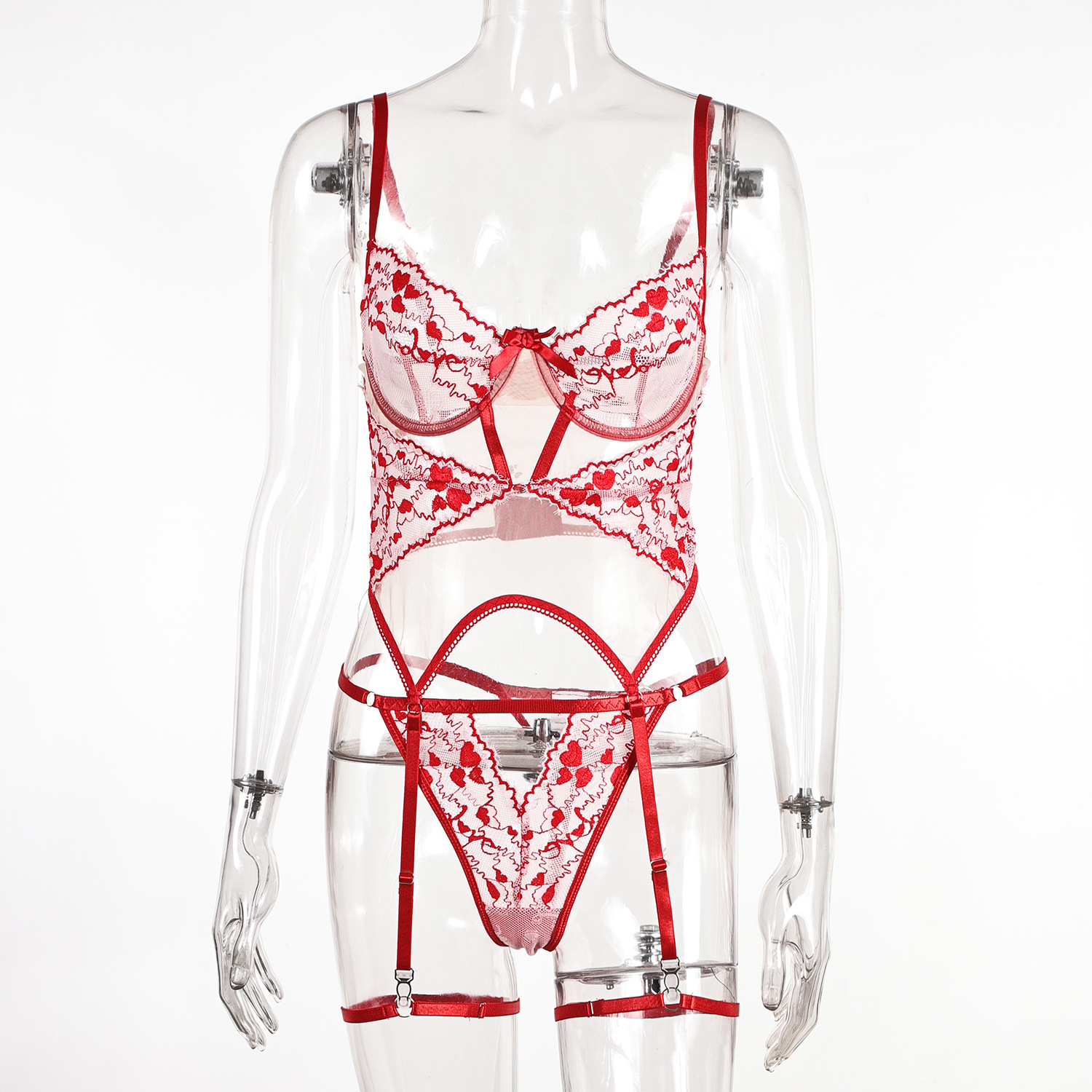 Modest 3 Piece Sexy Underwear - Japanese Lingerie