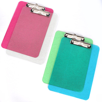 Carpeta de Archivo A4 WEISHENG con Brillo, Portapapeles de Plástico Portátil Colorido para Oficina, Portapapeles de Escritura de PP Personalizado