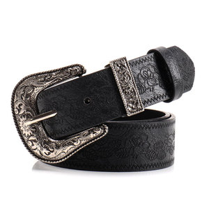 <strong>Cool</strong> Matching Vintage Embossed Alloy Buckle Women's Spice Girls Y2K Subculture <strong>Belt</strong> 103cm All-match Jeans Dress - Product Image 6