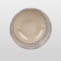 Bol en mélamine épaisse de style vintage, léger et robuste, idéal pour les traiteurs, les soupes de nouilles, les banquets et le service quotidien, assorti