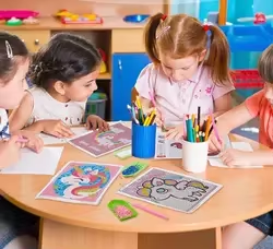 Z102 Fabrik Großhandel Handarbeit 5D Diamant-Malset Kinder Diamant-Malzubehör mit Rahmen Dropshipping - Product Image 5