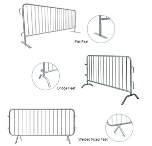 Barrière de contrôle des foules en métal personnalisée, barrières en métal amovibles pour les concerts sportifs - Product Image 5