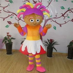 Costume de mascotte de jardin de nuit populaire personnage de dessin animé Iggle Piggle Upsy Daisy <span class=keywords><strong>Makka</strong></span> <span class=keywords><strong>Pakka</strong></span> Tombliboos Costume de mascotte pour adultes - Product Image 1